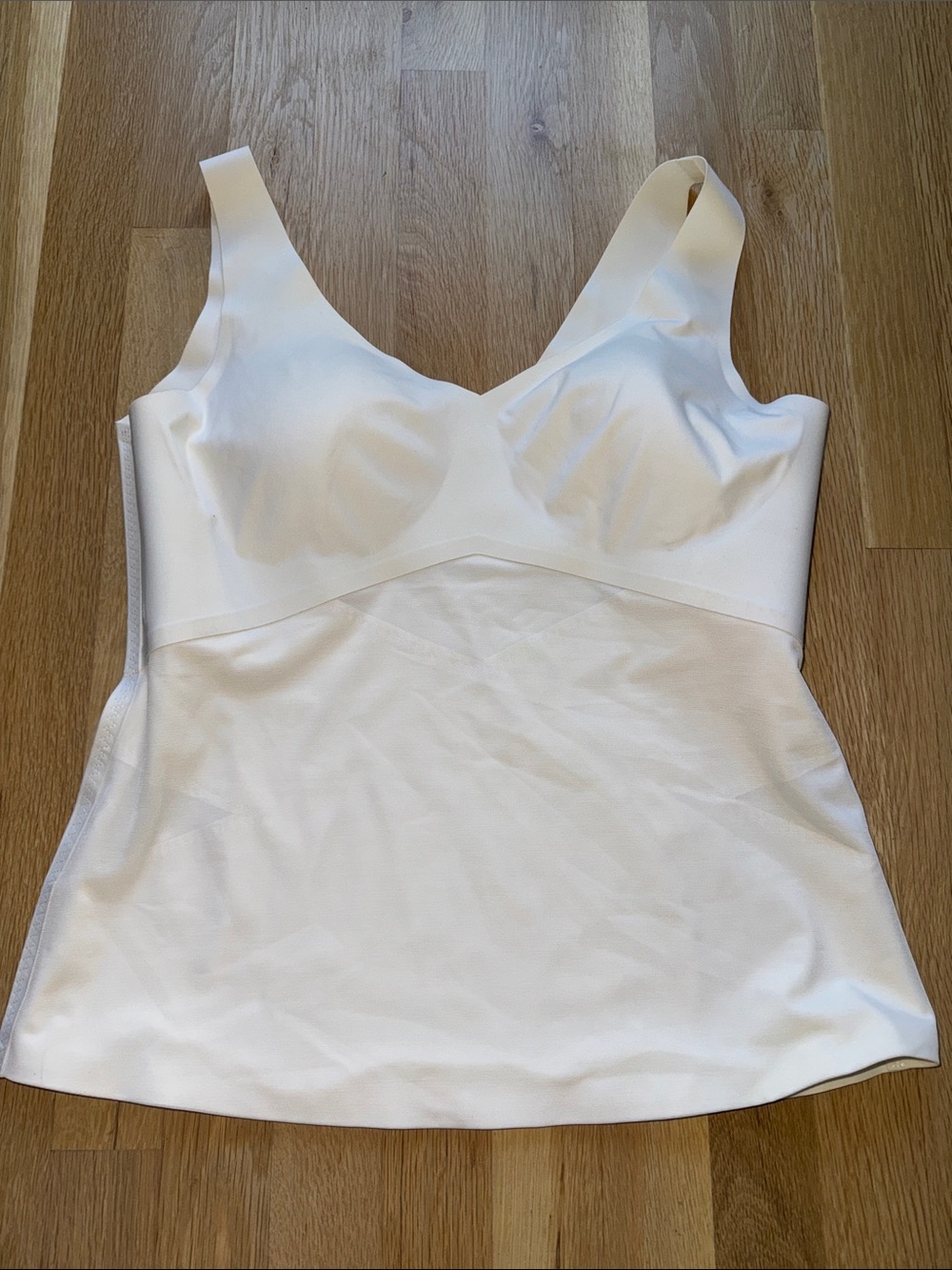 HoneyLove ShapeWear Wide Strap White Tank Size 1X Slimming